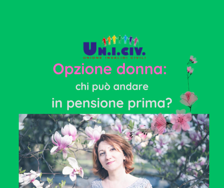 Opzione donna chi può andare in pensione prima? Uniciv